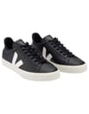 Veja + Campo Chromefree Leather Black White