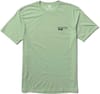 Vissla + Planet Positive Comp Lite Eco Drirelease Tee Light Sage Heather