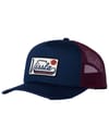 Garage Foam Trucker Hat Navy + Vissla