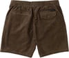 No See Ums Cord Eco 17" Elastic Walkshort Dark Earth