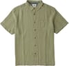 Linen Pin SS Shirt Sage + Vissla