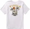 Vissla + Skull Saloon Organic SS Tee M White - 3