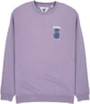 Vissla + Aquemini Crew Neck Washed Fleece Dusty Lilac