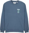 Vissla + Aquemini Crew Neck Washed Fleece Midnight