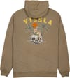 Vissla + Skullisla  Hoodie Washed Fleece Dark Khaki - 3