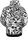 Volcom + Hydro Riding Hoodie Black White