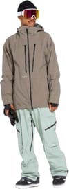 Volcom + Guch Stretch Gore Jacket Chestnut Brown - 4