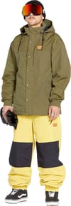 Volcom + Longo Gore-Tex Pant Dark Yellow - 3