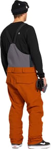 Volcom + Roan Bib Overall Caramel - 4