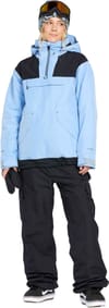 Volcom + Fern Insulated Gore Pullover Crystal Blue - 3