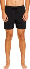 Lido Solid Trunk Boardshort 16" Black