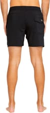 Lido Solid Trunk Boardshort 16" Black
