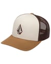 Full Stone Cheese Trucker Hat Pale Khaki + Volcom