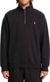 Single Stone Quarter Zip Black + Volcom