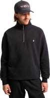 Volcom + Single Stone Quarter Zip Black - 3