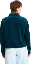 Volcom + Weellow Cord Shirt W Emerald Green