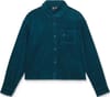 Volcom + Weellow Cord Shirt W Emerald Green - 5