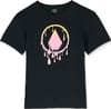 Glustone SS Tee Black + Volcom