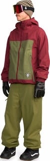 Volcom + Arthur 3L Jacket Burnt Red - 7
