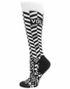 Volcom + Cheetah Chev Otc Sock Black - 3