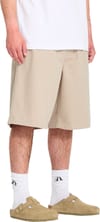 Volcom + Chillow Pleat Ew Chino Short 24 Light Khaki - 3