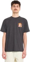 Volcom + Meowdy Hth SS Tee Heather Black