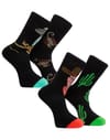 Fa Mickey Mason Sock 4Pc Multi + Volcom