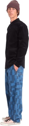 Volcom + Zander Corduroy LS Shirt Black Combo - 6