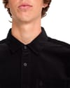 Volcom + Zander Corduroy LS Shirt Black Combo - 7