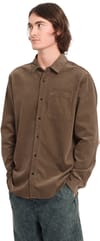 Volcom + Zander Corduroy LS Shirt Earth - 4