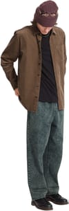 Volcom + Zander Corduroy LS Shirt Earth - 5