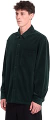 Volcom + Fostered II Corduroy LS Shirt Scarab - 4