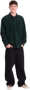 Volcom + Fostered II Corduroy LS Shirt Scarab - 5