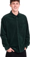 Volcom + Fostered II Corduroy LS Shirt Scarab - 7