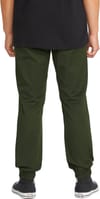 Volcom + Frickin Slim Jogger Dark Green - 4