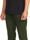 Volcom + Frickin Slim Jogger Dark Green - 6