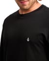 Volcom + Stone Blanks Basic LS Tee Black - 7
