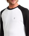 Volcom + Pen Basic LS Tee Black - 8