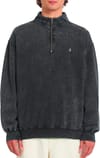 Single Stone Quarter Zip Light Acid Black + Volcom