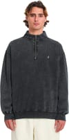 Volcom + Single Stone Quarter Zip Light Acid Black