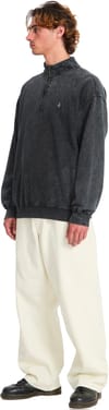 Volcom + Single Stone Quarter Zip Light Acid Black - 5