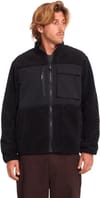Volcom + Storm Stone Zip Fleece Raisin