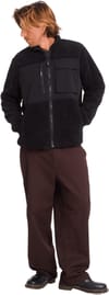 Volcom + Storm Stone Zip Fleece Raisin - 5
