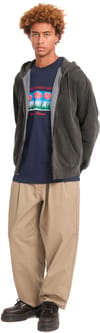 Volcom + Single Stone Pw Zip Rinsed Black - 5