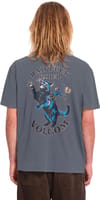 Volcom + Bad Luck SS Tee Storm Blue - 3