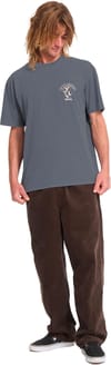 Volcom + Bad Luck SS Tee Storm Blue - 5