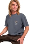 Volcom + Bad Luck SS Tee Storm Blue - 8