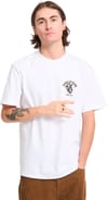 Volcom + Bad Luck SS Tee White - 8