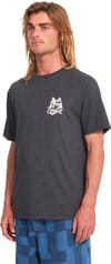 Volcom + Tasty Heather SS Tee Heather Black - 4