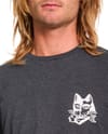 Volcom + Tasty Heather SS Tee Heather Black - 7